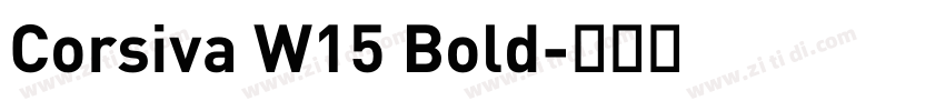 Corsiva W15 Bold字体转换 Corsiva W15 Bold字体转换